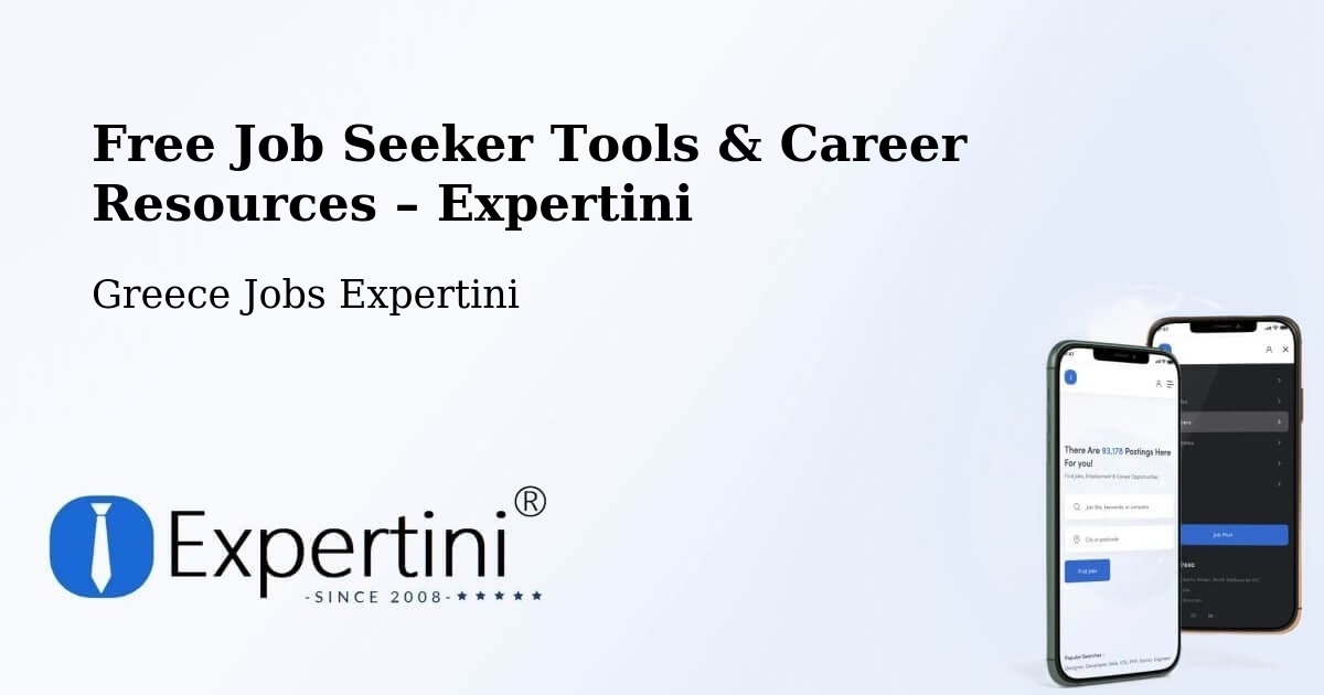 Free Job Seeker Tools & Career Resources – Féres - Féres, Greece Jobs Expertini